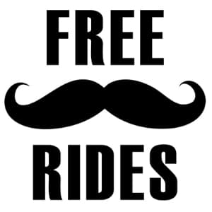 Free mustache rides :)