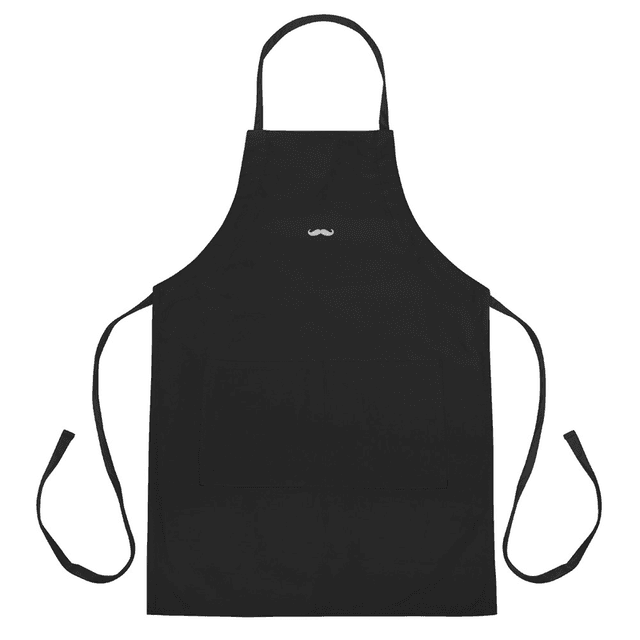 Embroidered Apron / Black