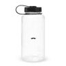 Wide mouth plastic water bottle / Clear