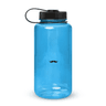 Wide mouth plastic water bottle / Blue